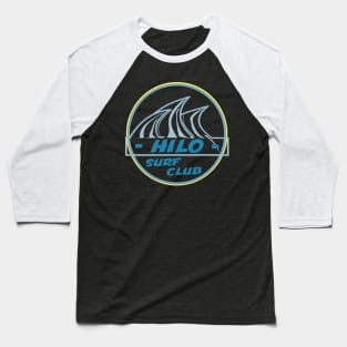 Hilo Surf Club Logo (Left Pocket and Back) T-Shirt Baseball T-Shirt